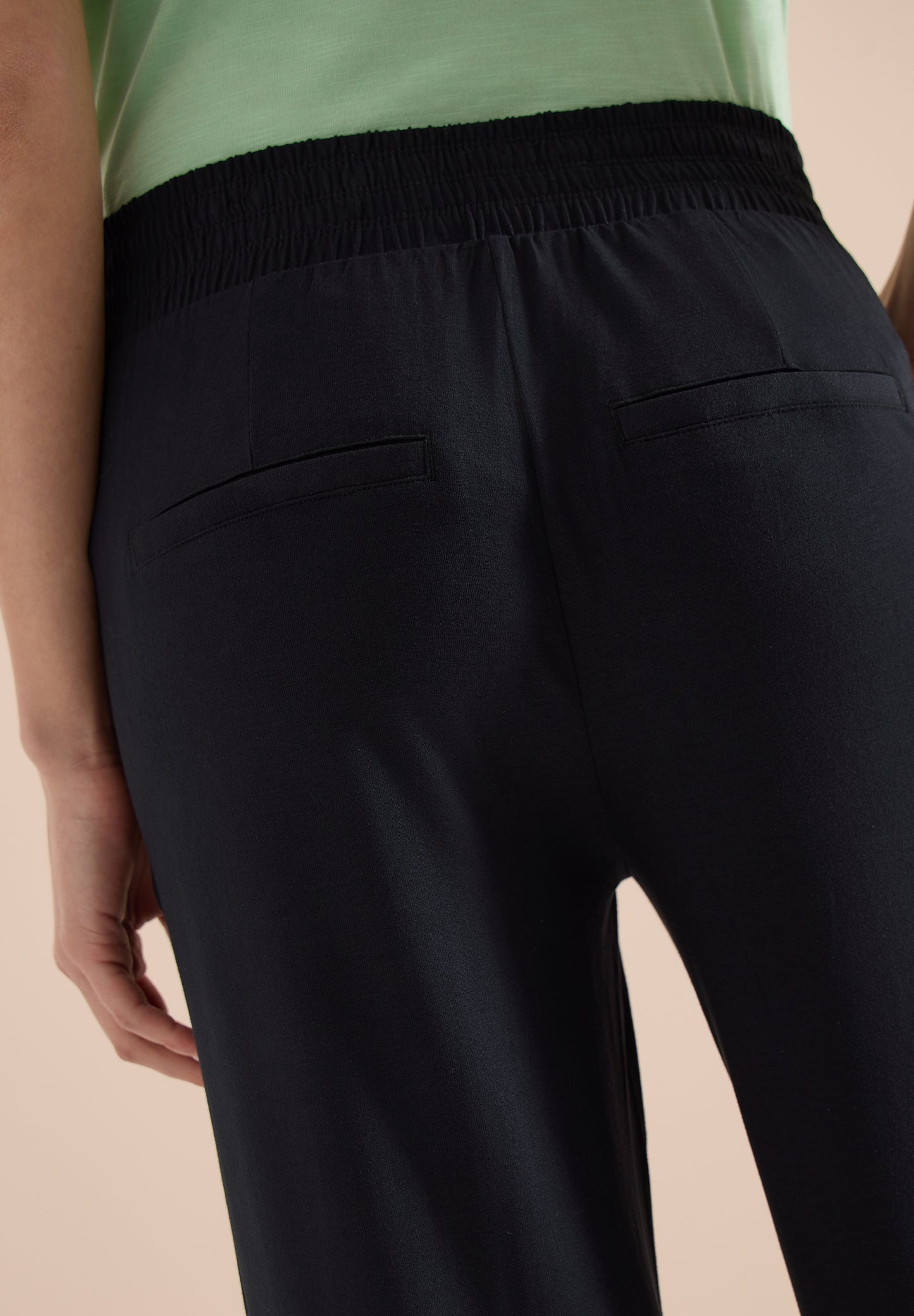 CECIL - High Waist Wide Leg Hose im Loose Fit - Farbe: Black