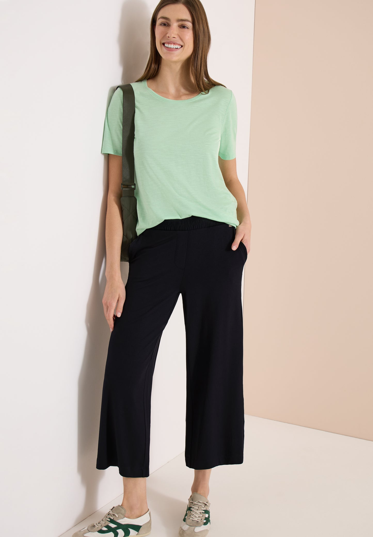 CECIL - High Waist Wide Leg Hose im Loose Fit - Farbe: Black