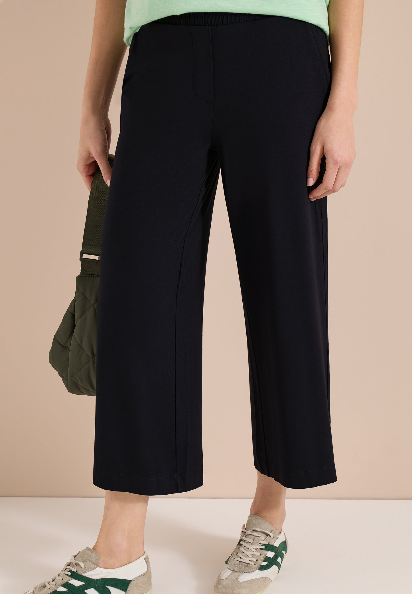 CECIL - High Waist Wide Leg Hose im Loose Fit - Farbe: Black