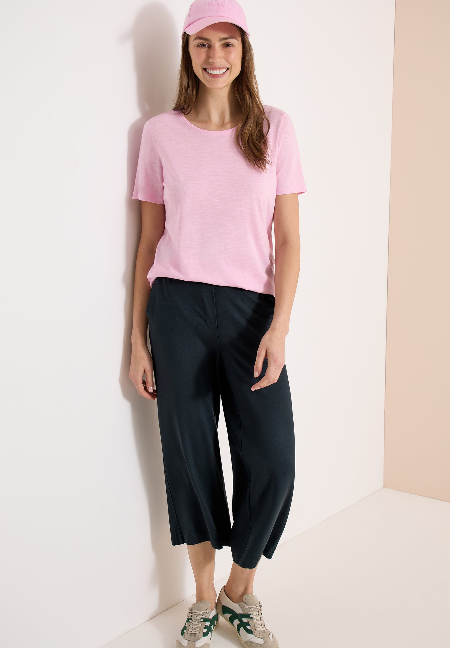 CECIL - High Waist Wide Leg Hose im Loose Fit - Farbe: palm breeze green