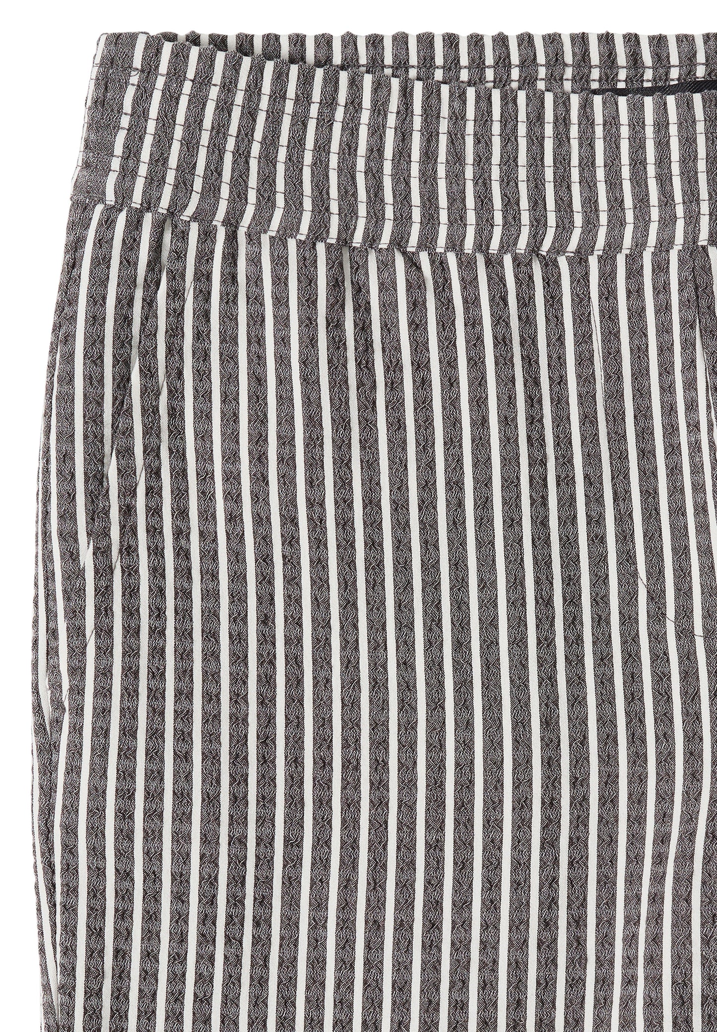 CECIL - Wide Leg Hose in Seersucker-Qualität - Farbe: brown cacao