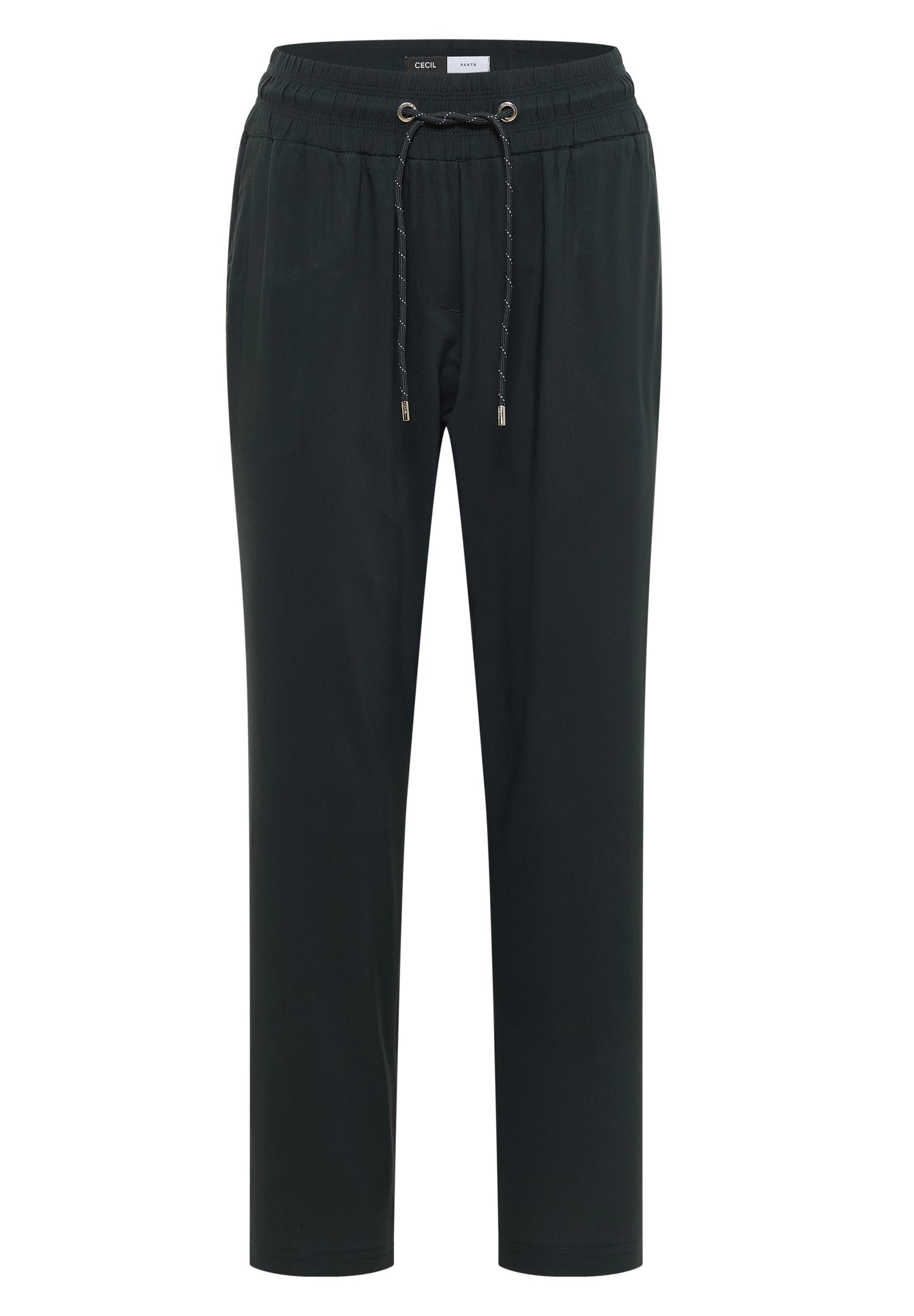 CECIL - Mid Waist Slim Leg Hose im Loose Fit - Farbe: palm breeze green