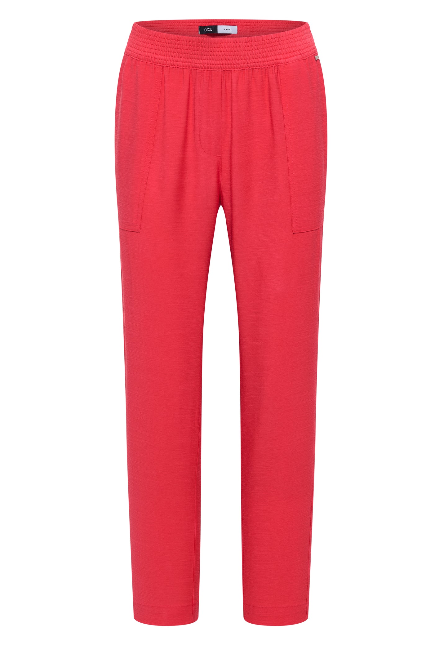 CECIL - Mid Waist Slim Leg Hose im Loose Fit - Farbe: coral