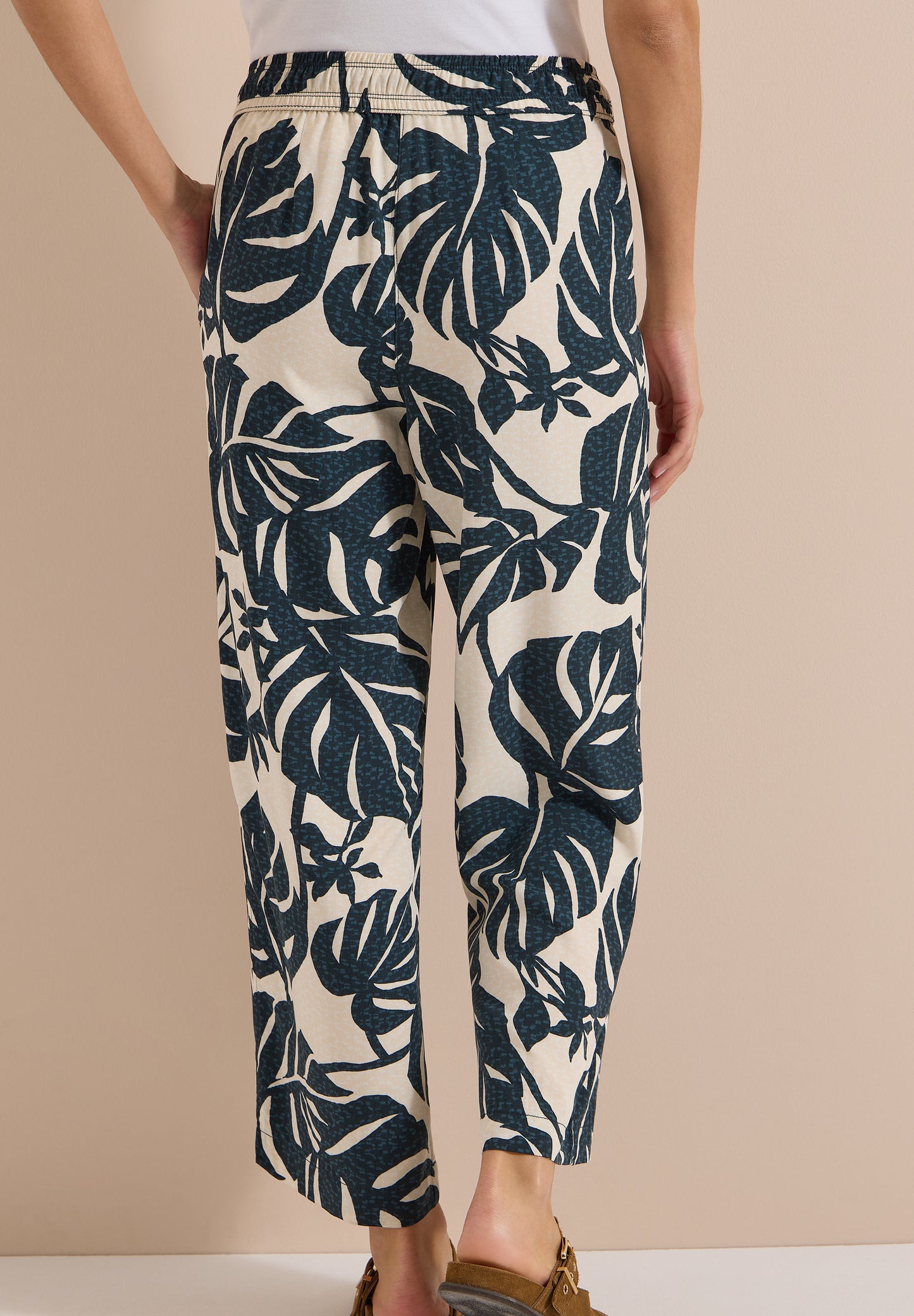 CECIL - High Waist Wide Leg Hose im Loose Fit - Farbe: palm breeze green