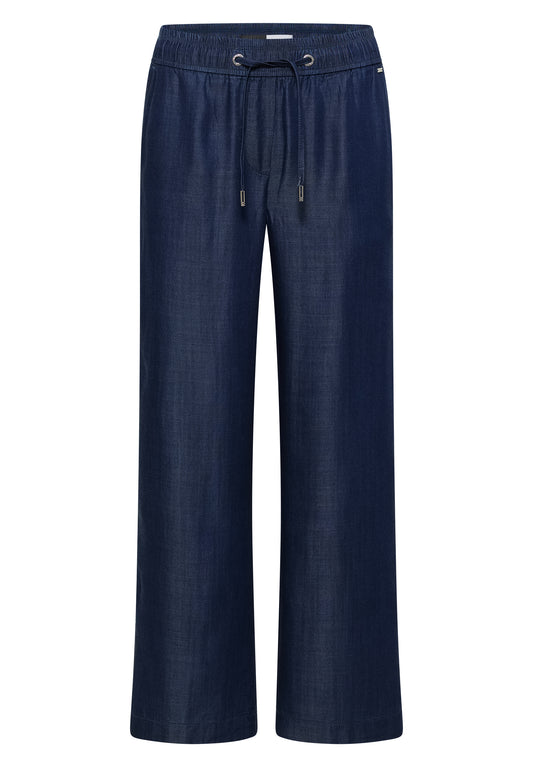 CECIL - Wide Leg Hose in Denim-Optik - Farbe: Dark blue wash