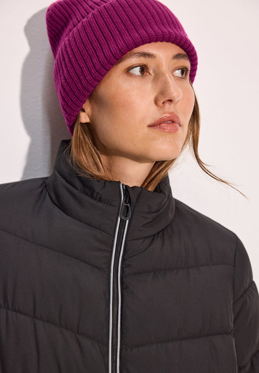 CECIL Strick-Beanie - Farbe: jewel pink