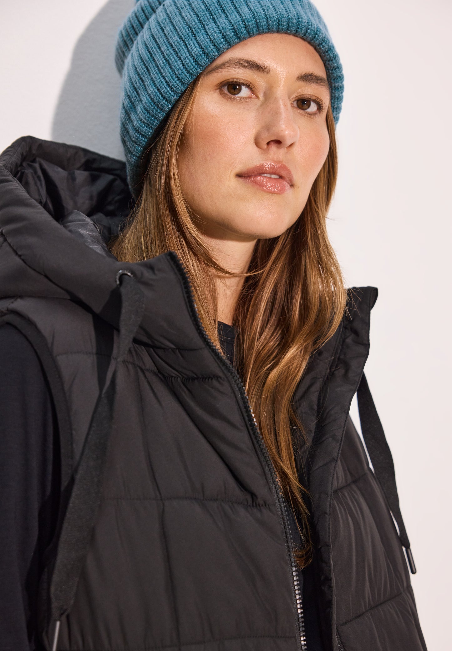 CECIL Strick-Beanie - Farbe: aqua melange