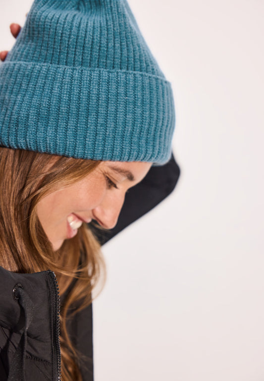 CECIL Strick-Beanie - Farbe: aqua melange