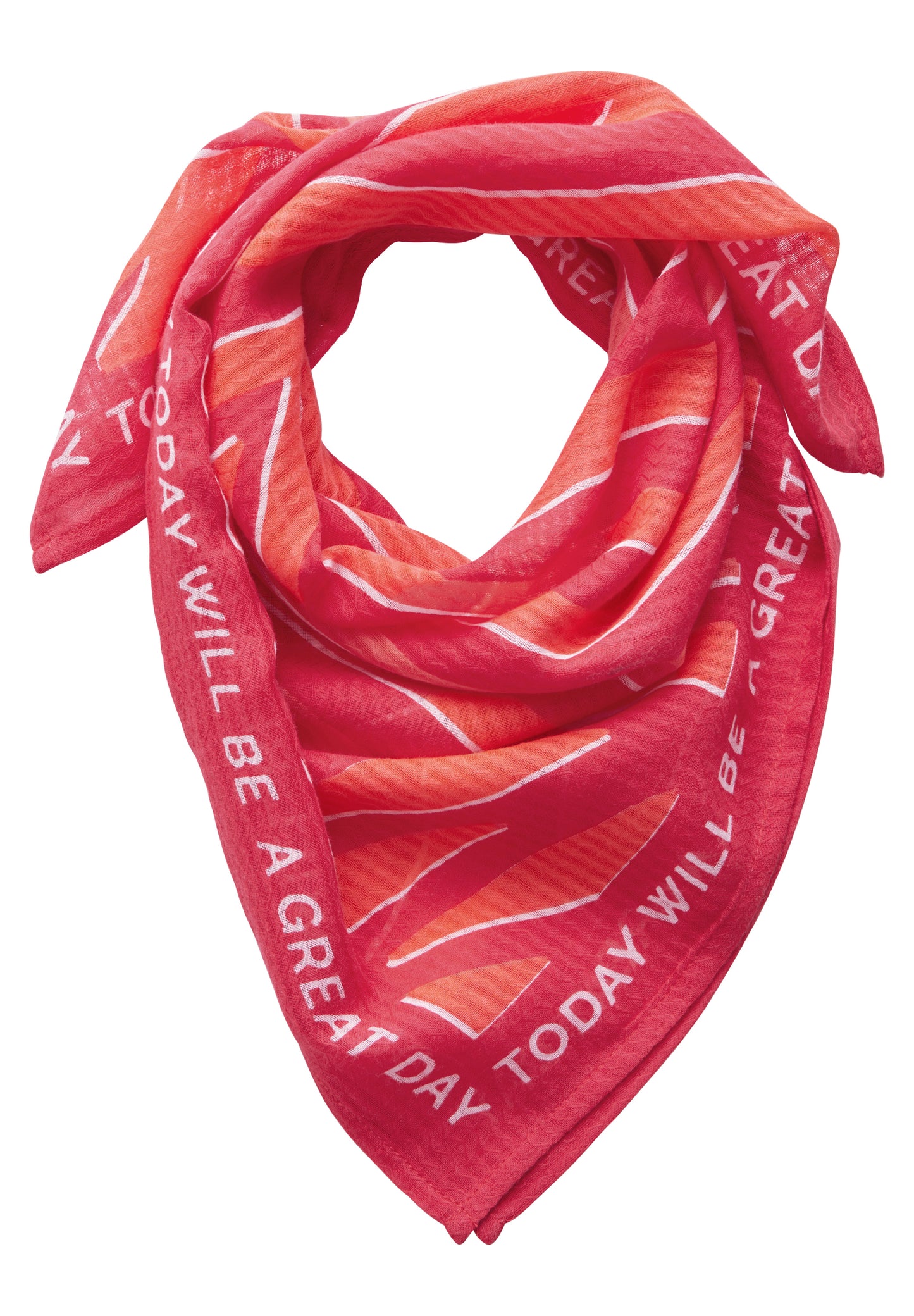 CECIL bedrucktes Bandana Tuch - Farbe: rot