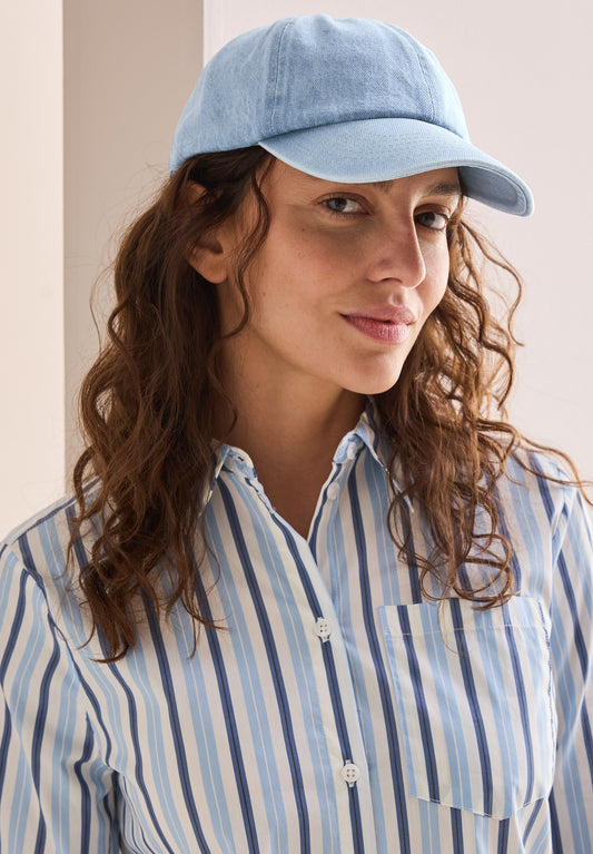 CECIL Denim Cap - Farbe: blau