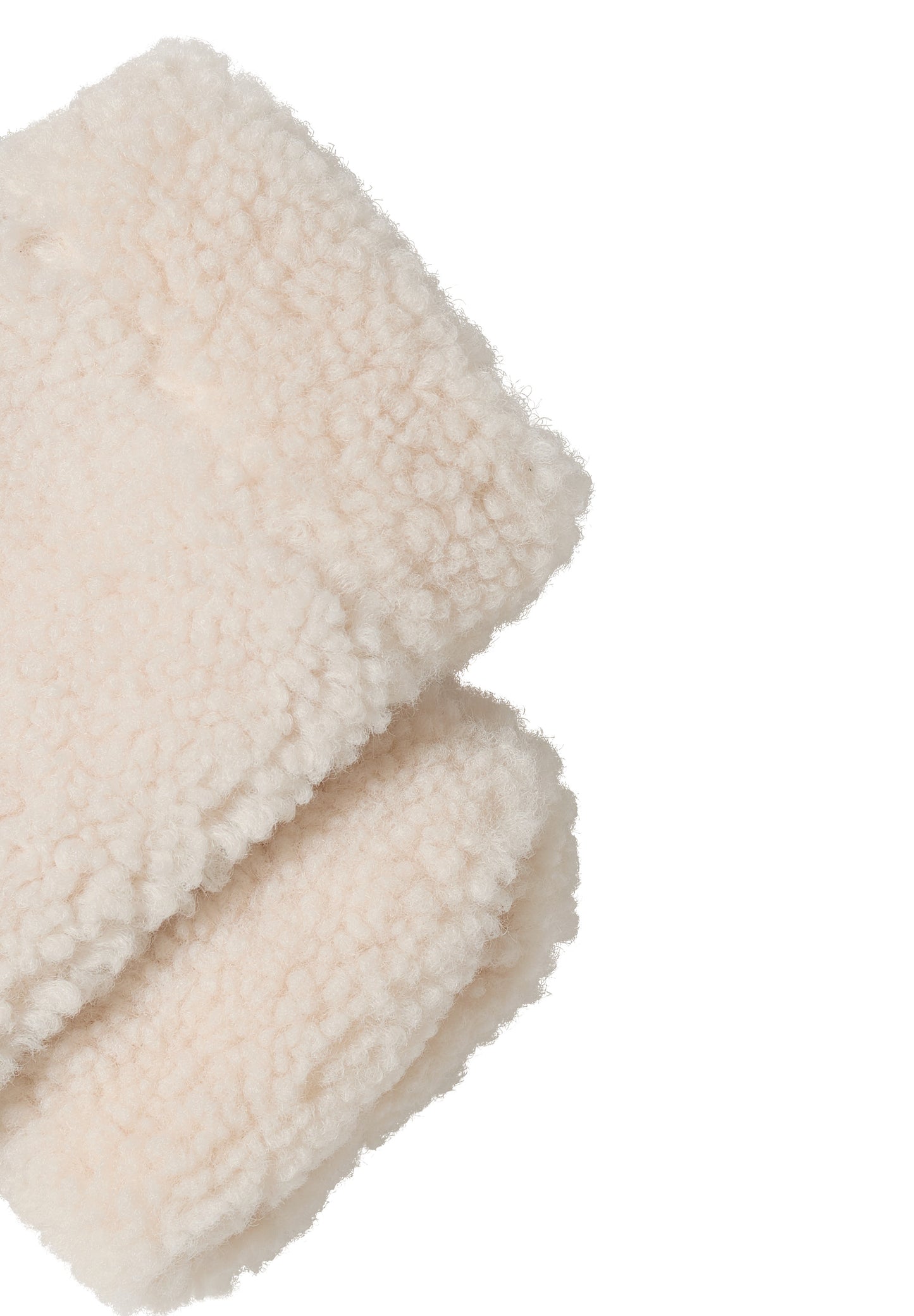 CECIL Teddy Fäustlinge - Farbe: teddy vanilla white