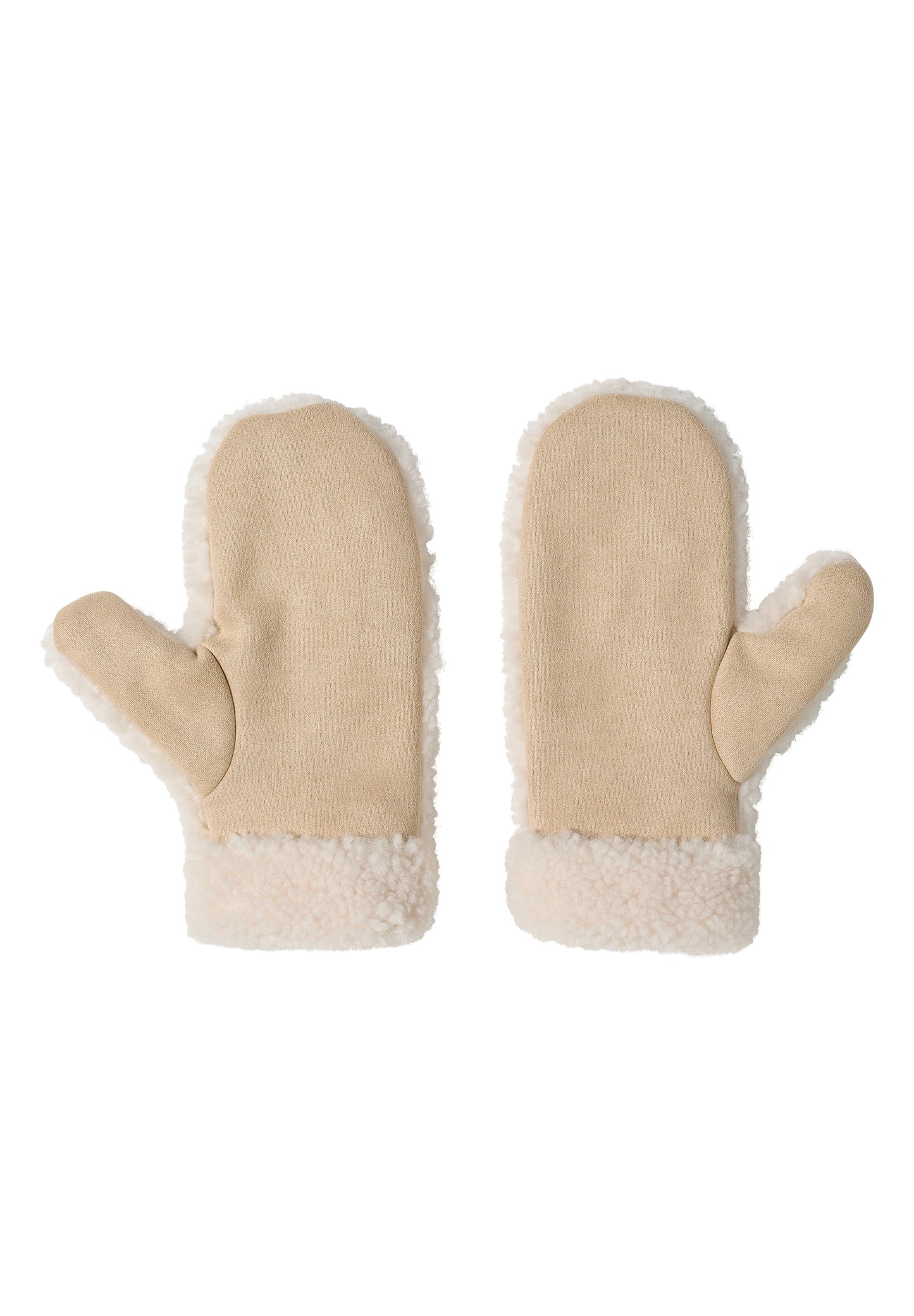 CECIL Teddy Fäustlinge - Farbe: teddy vanilla white