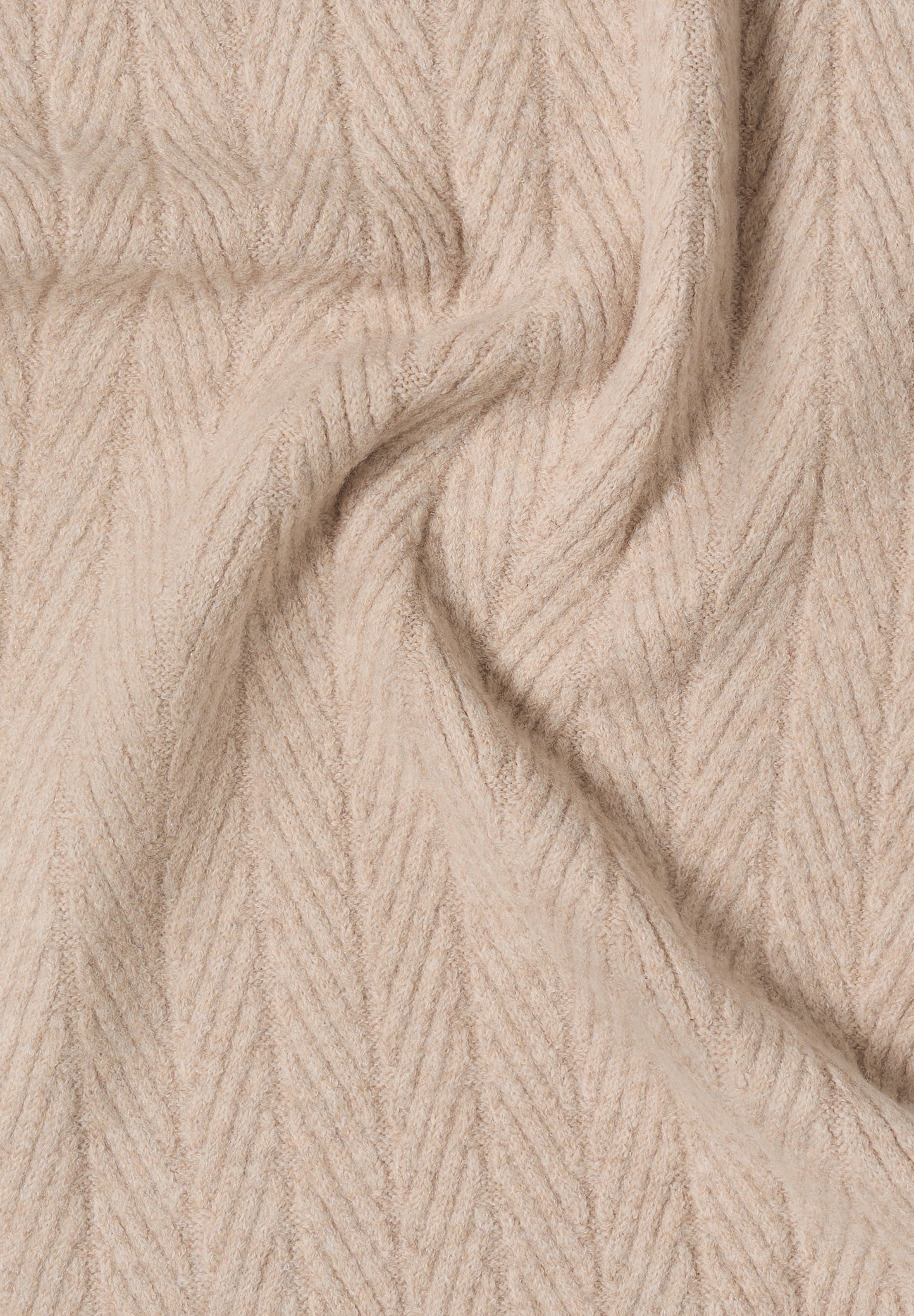 CECIL Strickschal mit Struktur - Farbe: sandalwood beige melange