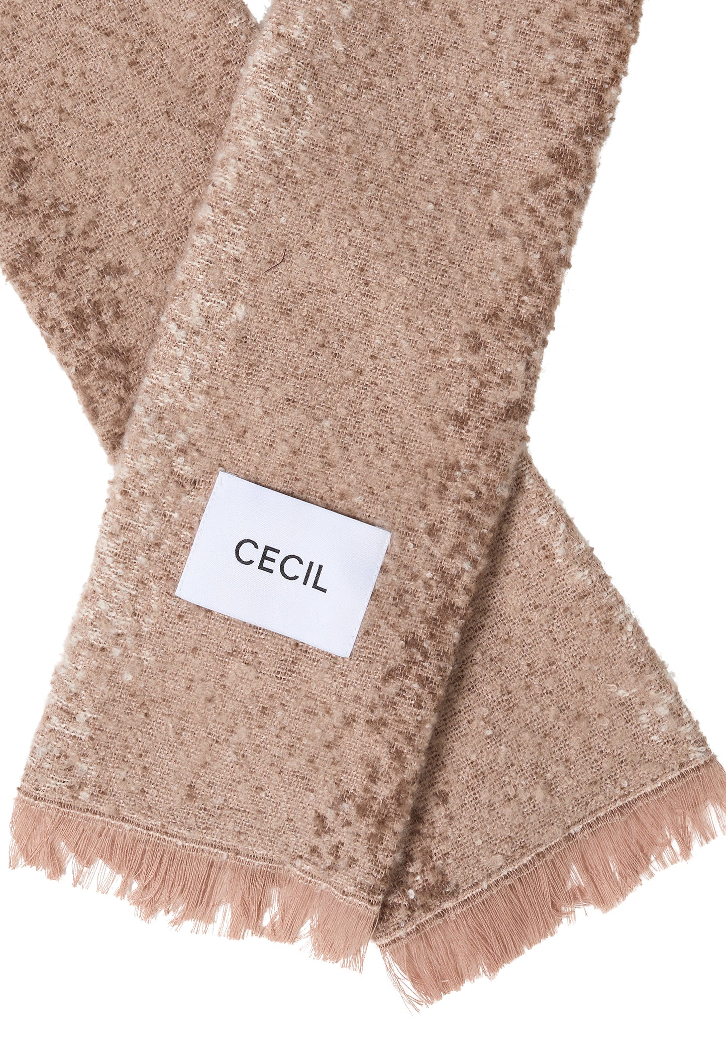 CECIL - Jacquard Schal - Farbe: urban taupe