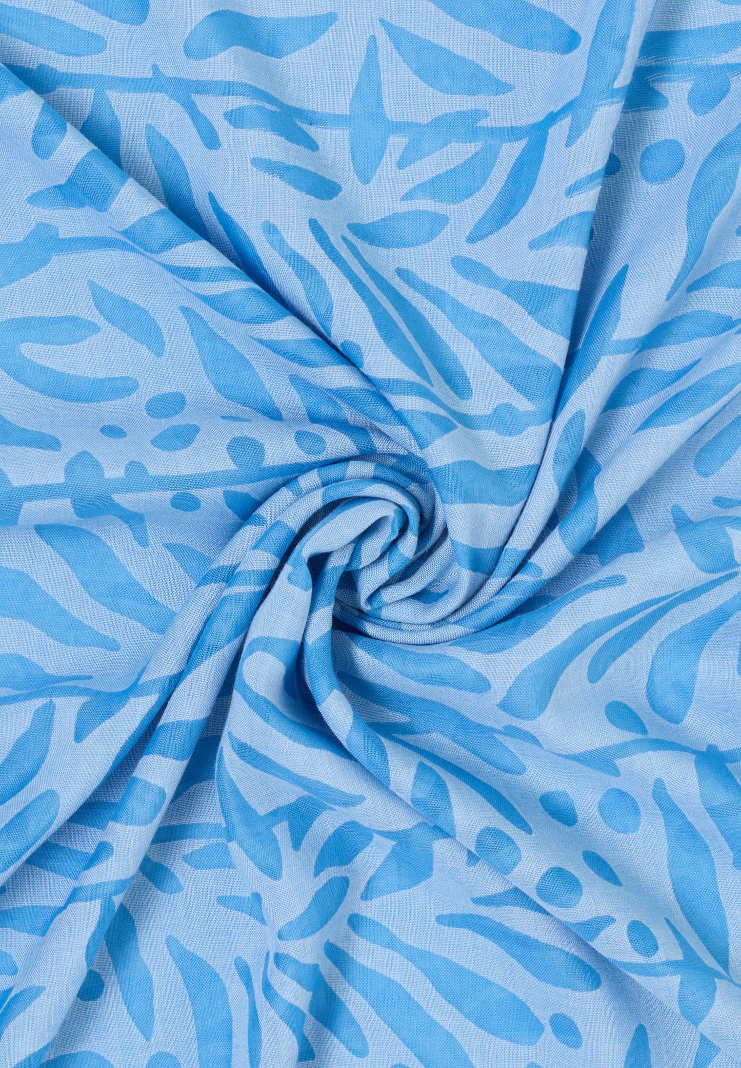 CECIL - Ausbrenner Loop Schal - Farbe: fountain blue