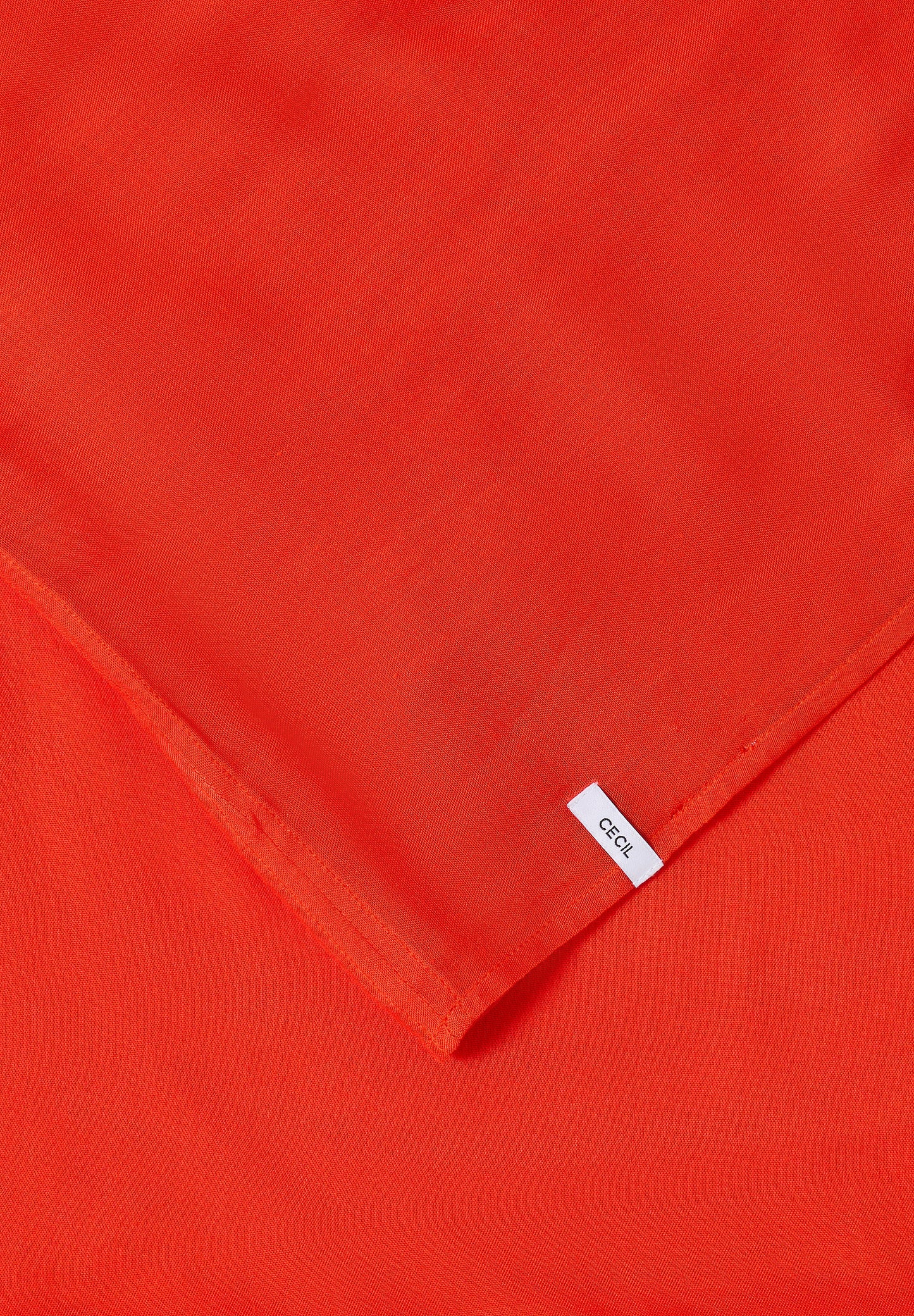 CECIL - Loop Schal in Unifarbe aus Viskose - Farbe: cherry tomato orange