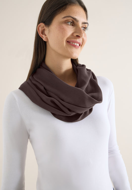 CECIL - Loop Schal in Unifarbe aus Viskose - Farbe: macchiato brown