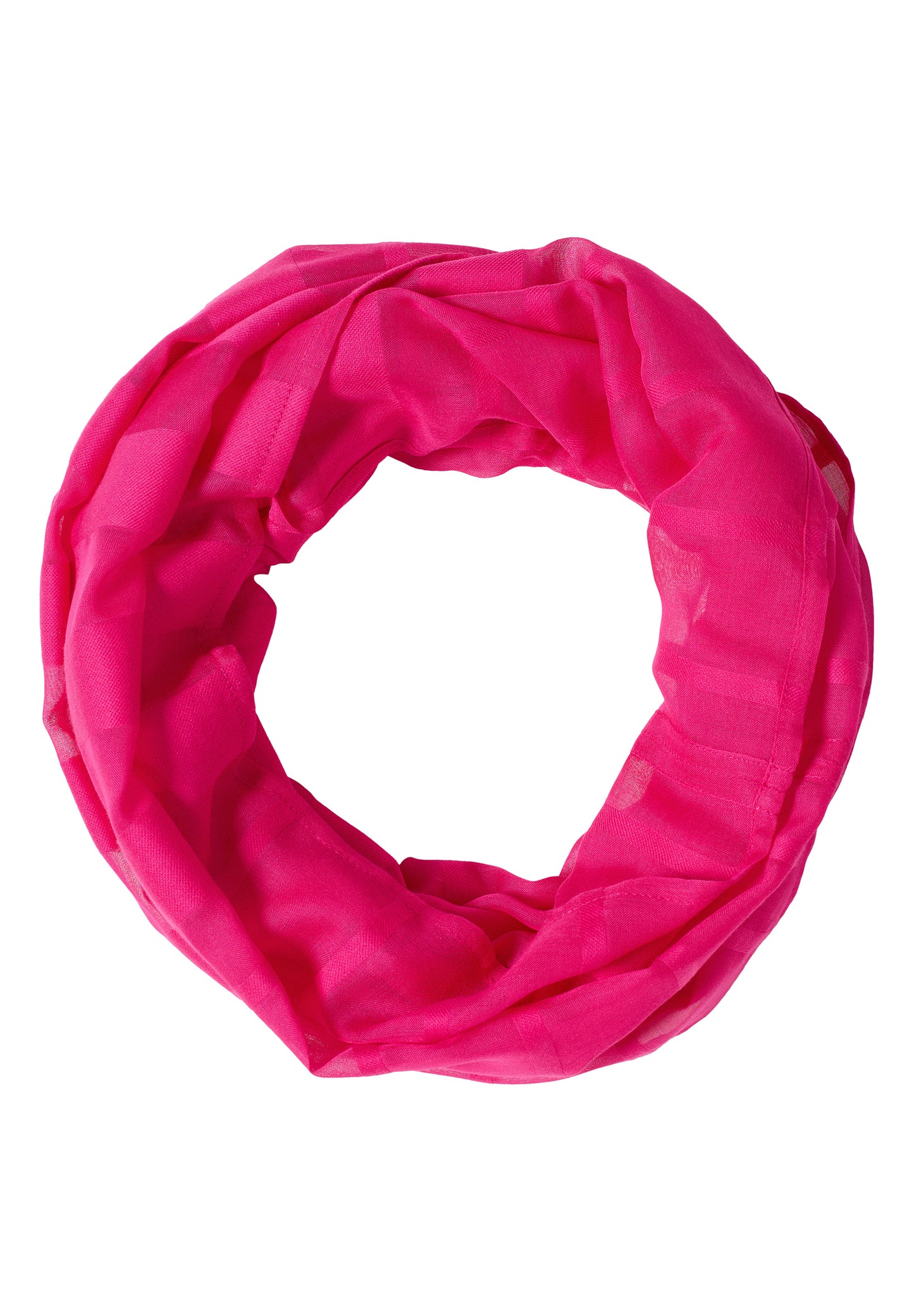 CECIL - Loop Schal mit Streifenmuster - Farbe: beetroot pink