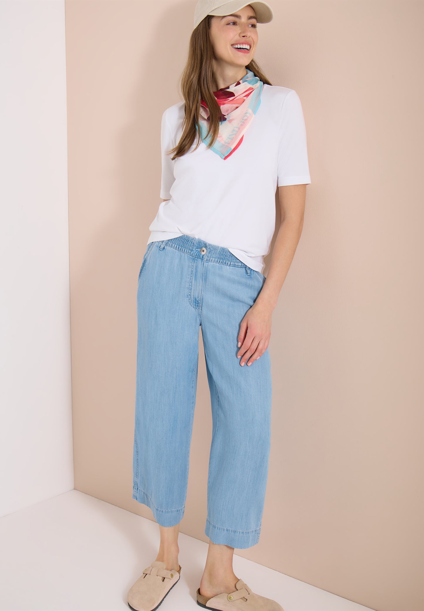 CECIL - Bandana aus Modal mit Print - Farbe: vanilla white
