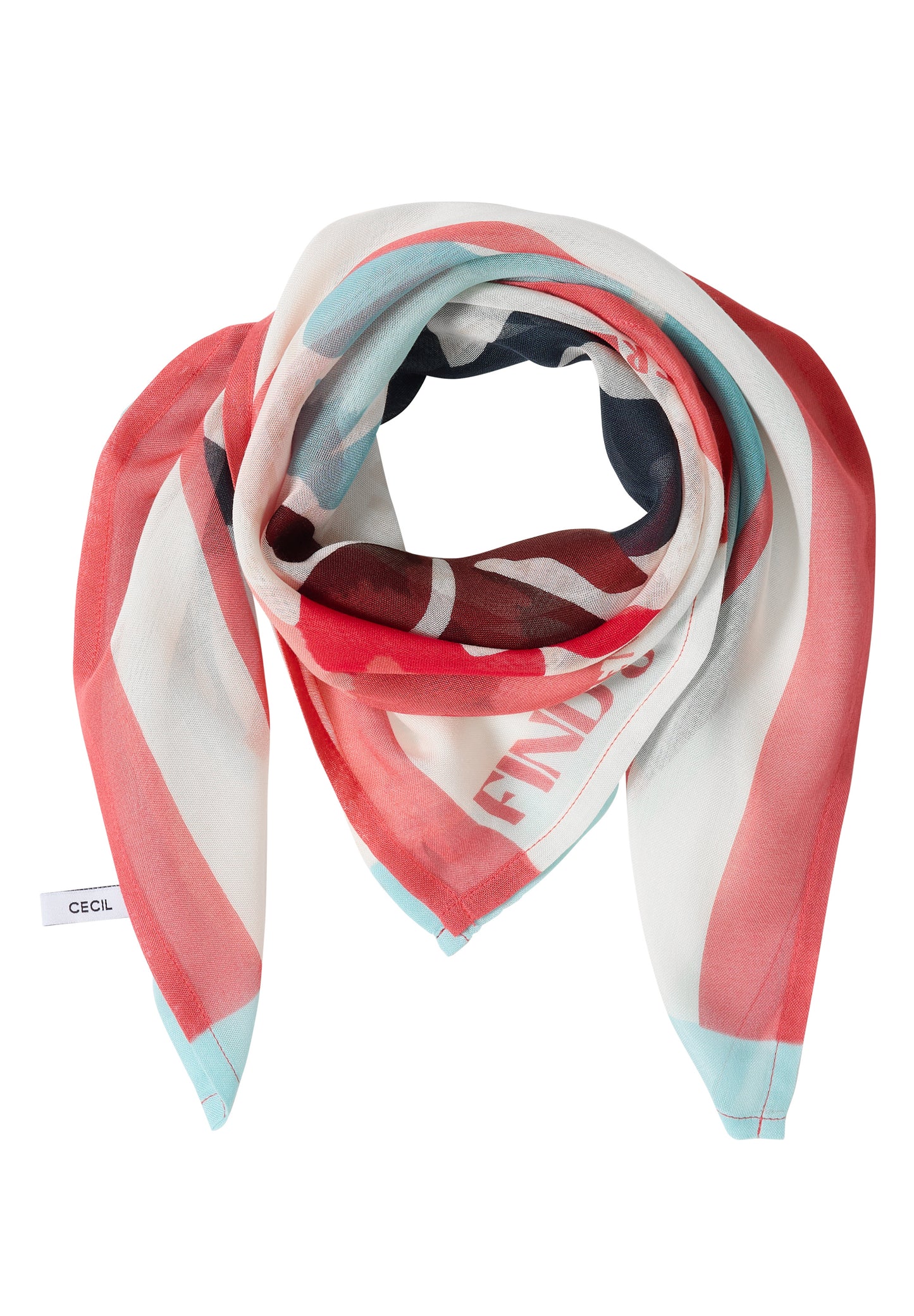 CECIL - Bandana aus Modal mit Print - Farbe: vanilla white