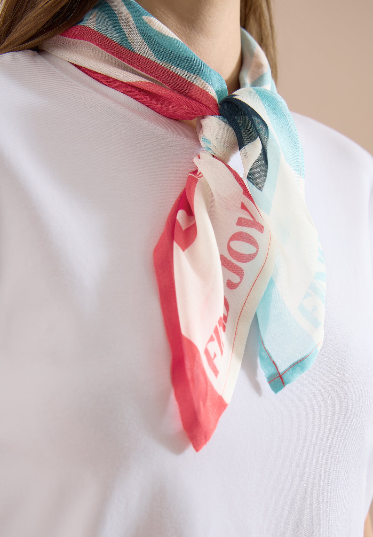 CECIL - Bandana aus Modal mit Print - Farbe: vanilla white