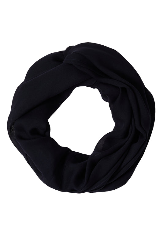 CECIL - Loop-Schal in Unifarbe - Farbe: urban dark blue