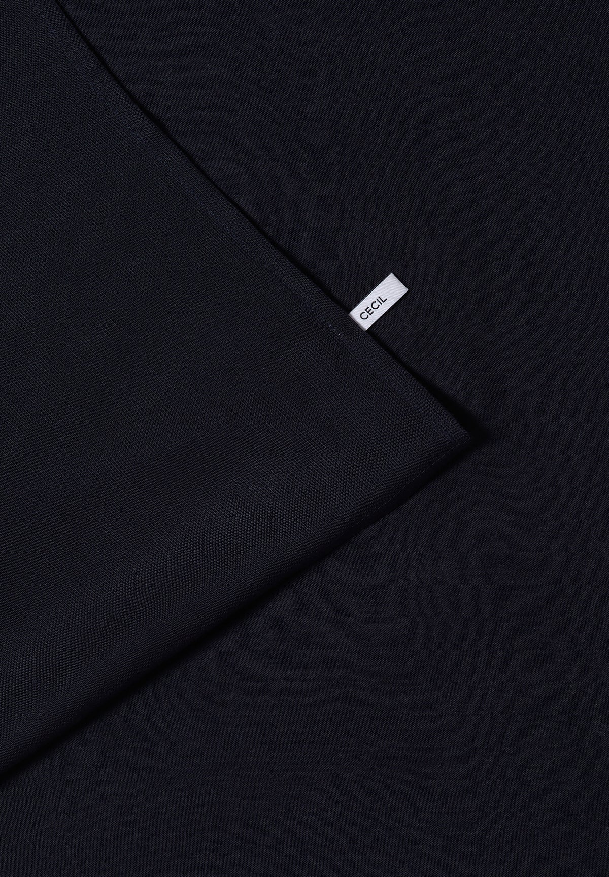 CECIL - Loop-Schal in Unifarbe - Farbe: urban dark blue