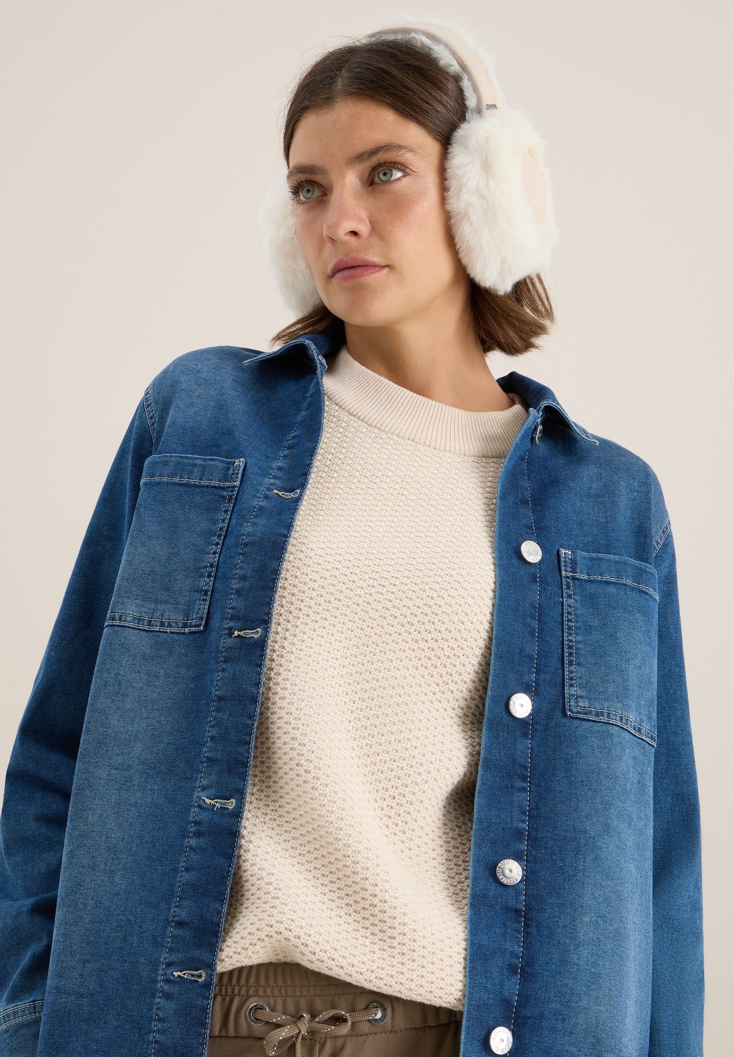CECIL Ears Muffs - Farbe: teddy vanilla white