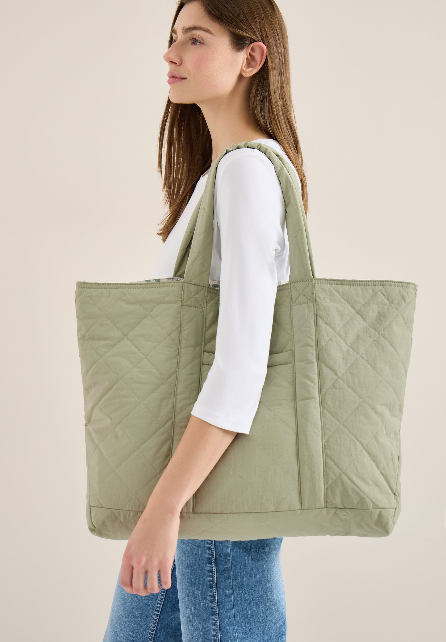 CECIL - Wendbarer Shopper - Farbe: chlorella green