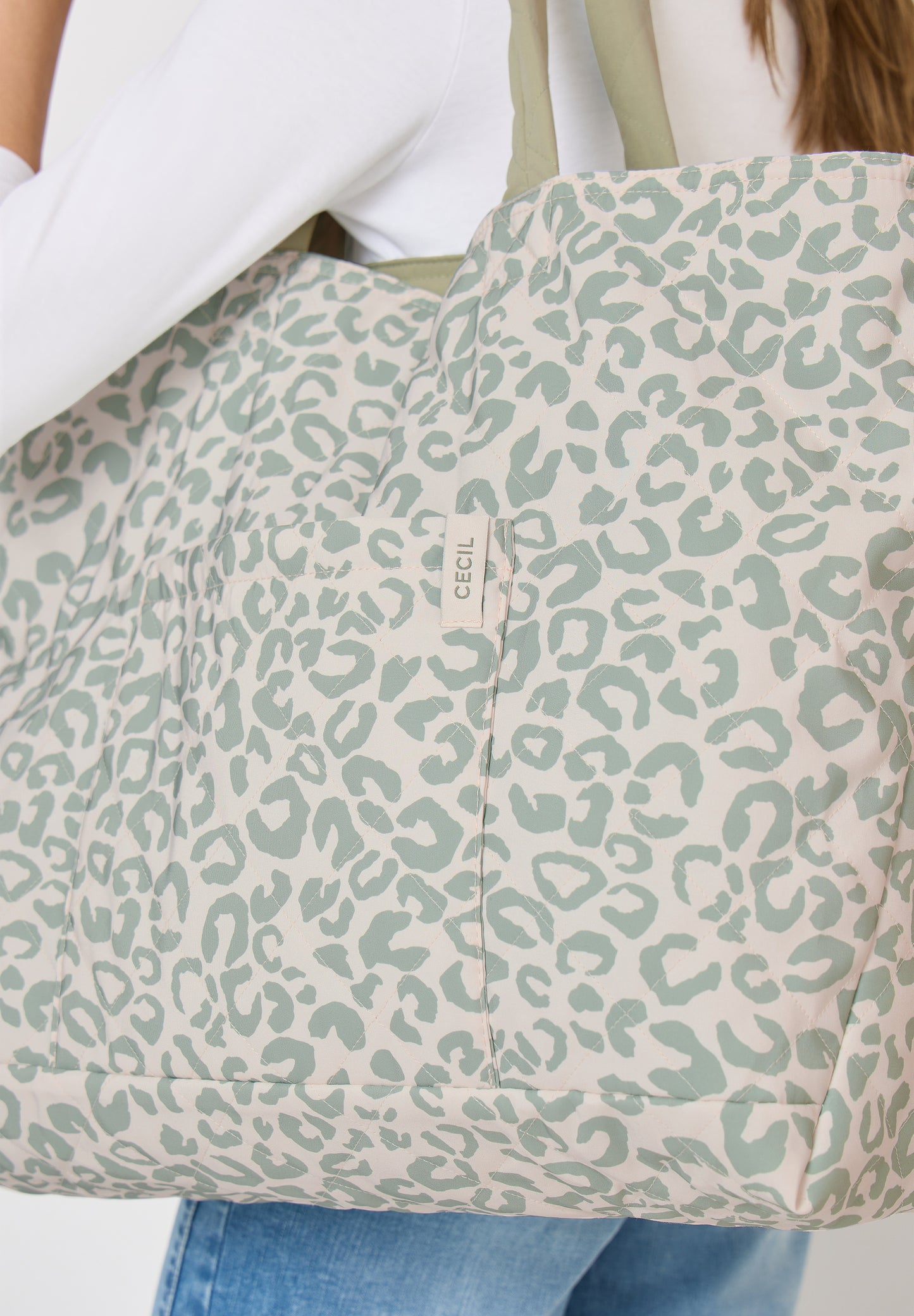 CECIL - Wendbarer Shopper - Farbe: chlorella green