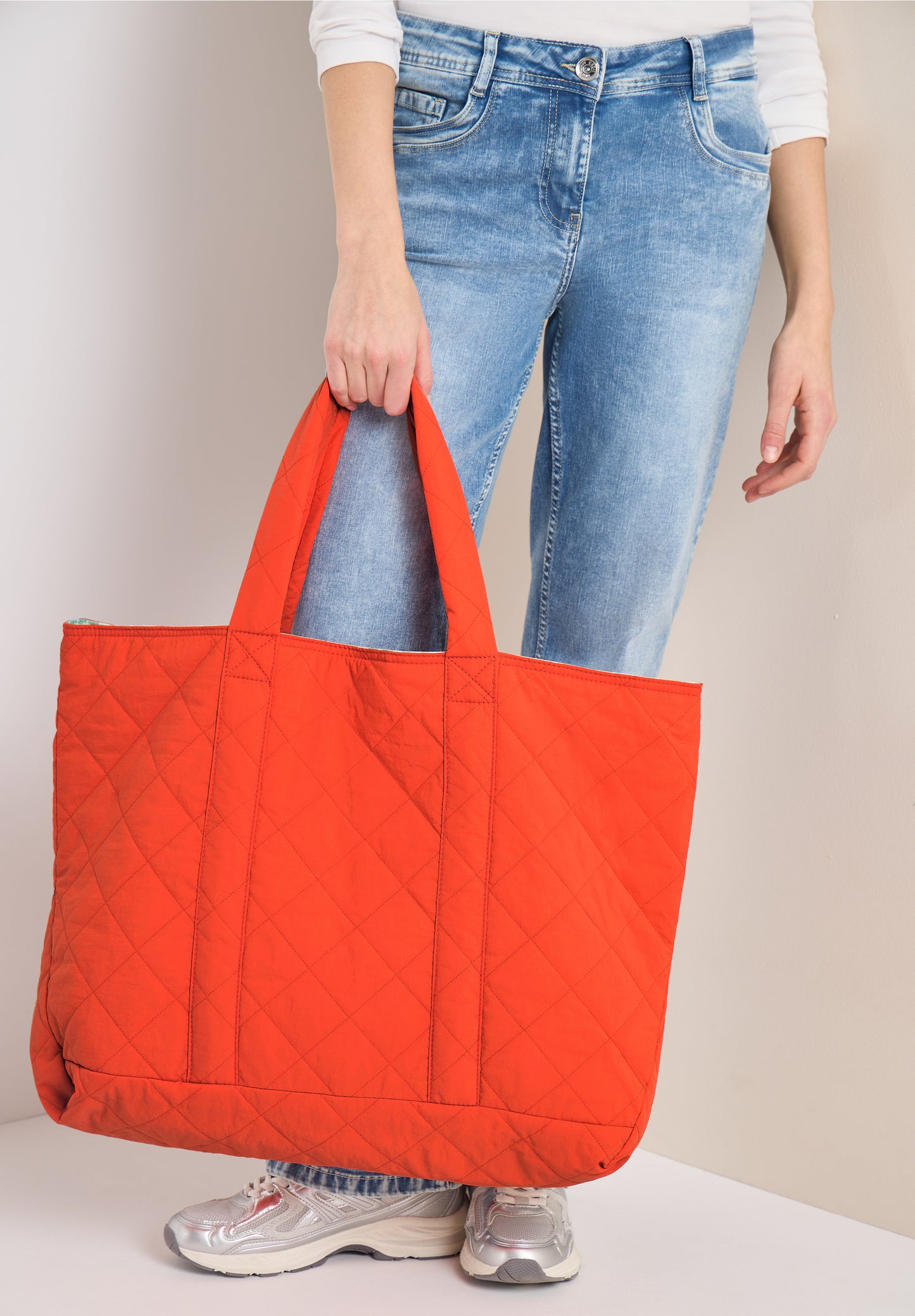 CECIL - Wendbarer Shopper - Farbe: cherry tomato orange