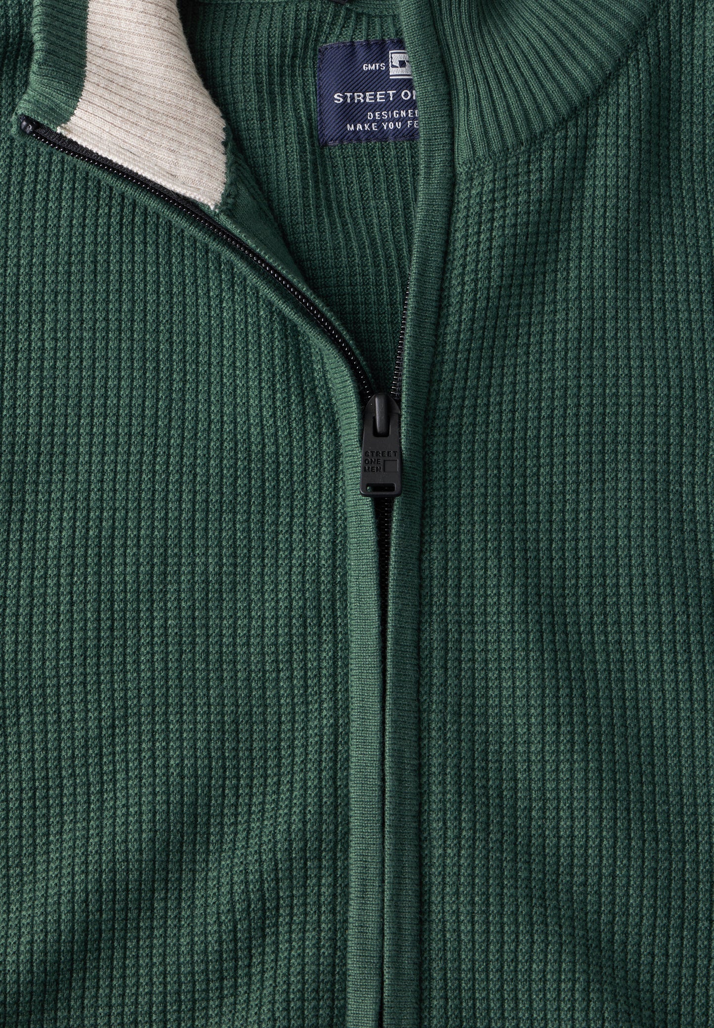 Street One MEN Strukturjacke - Farbe: mineral green