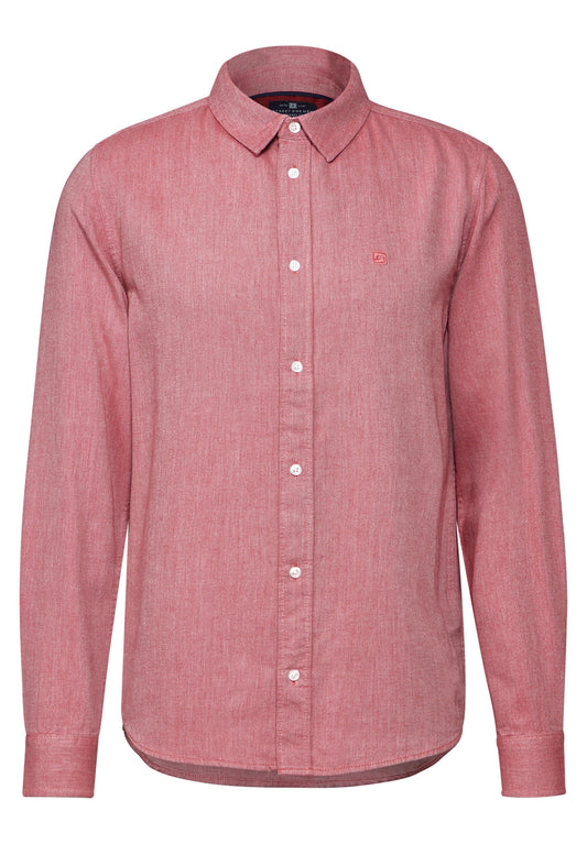 Street One MEN Two Tone Flannelhemd - Farbe: real red