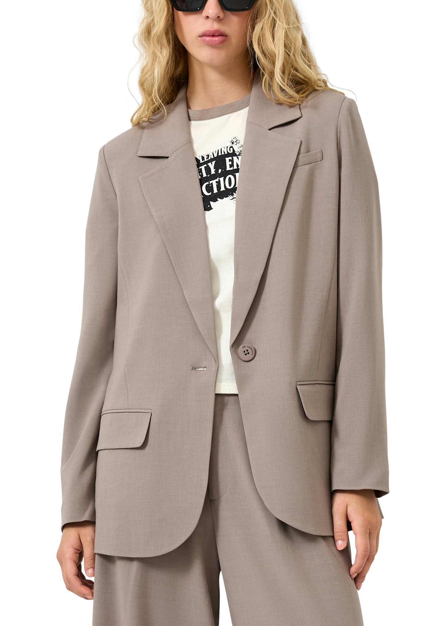 QS - Blazer - Farbe: Braun