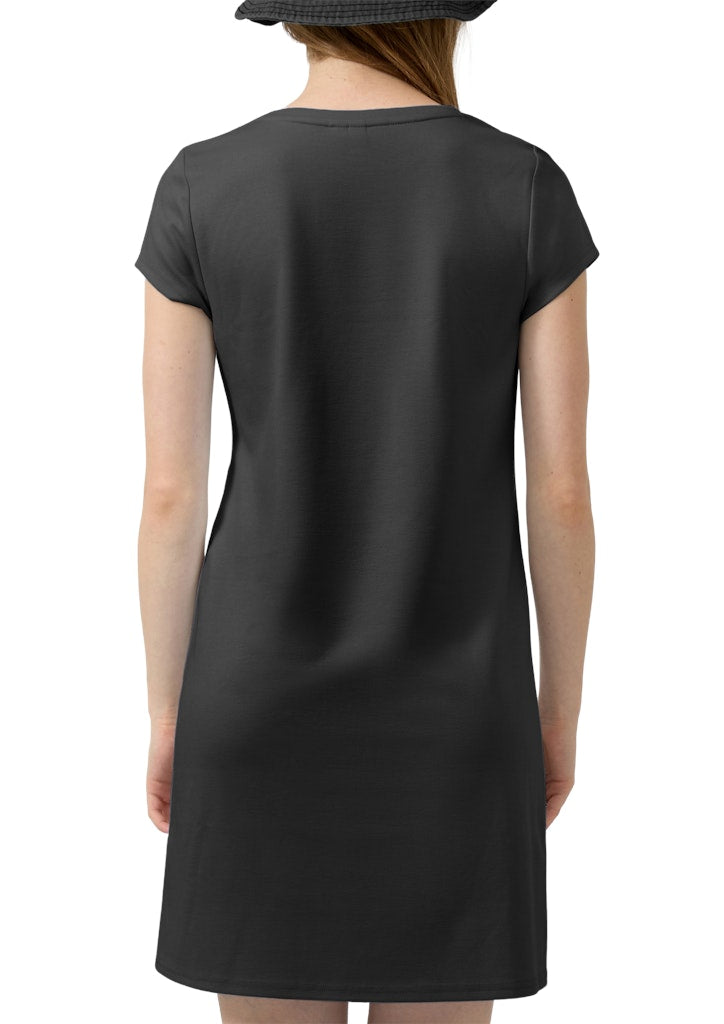 QS - Jerseykleid - Farbe: Schwarz