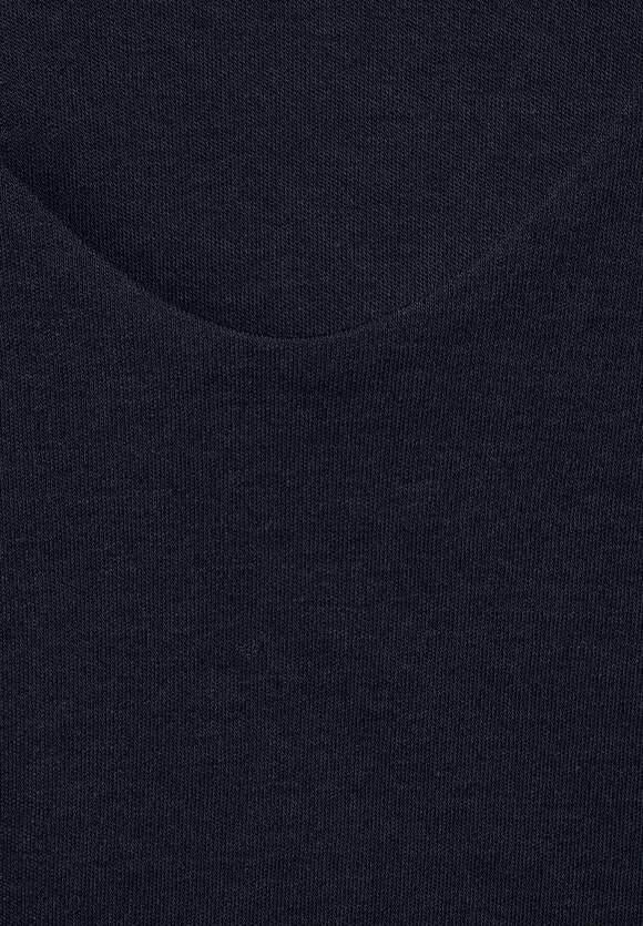 Street One Basic Kurzarmshirt - Farbe: blau