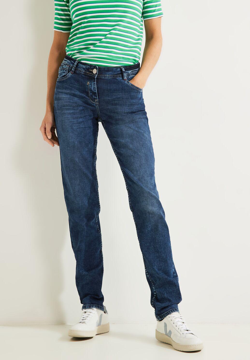 CECIL - Loose Fit Jeans Hose Style Scarlett B376490-10301