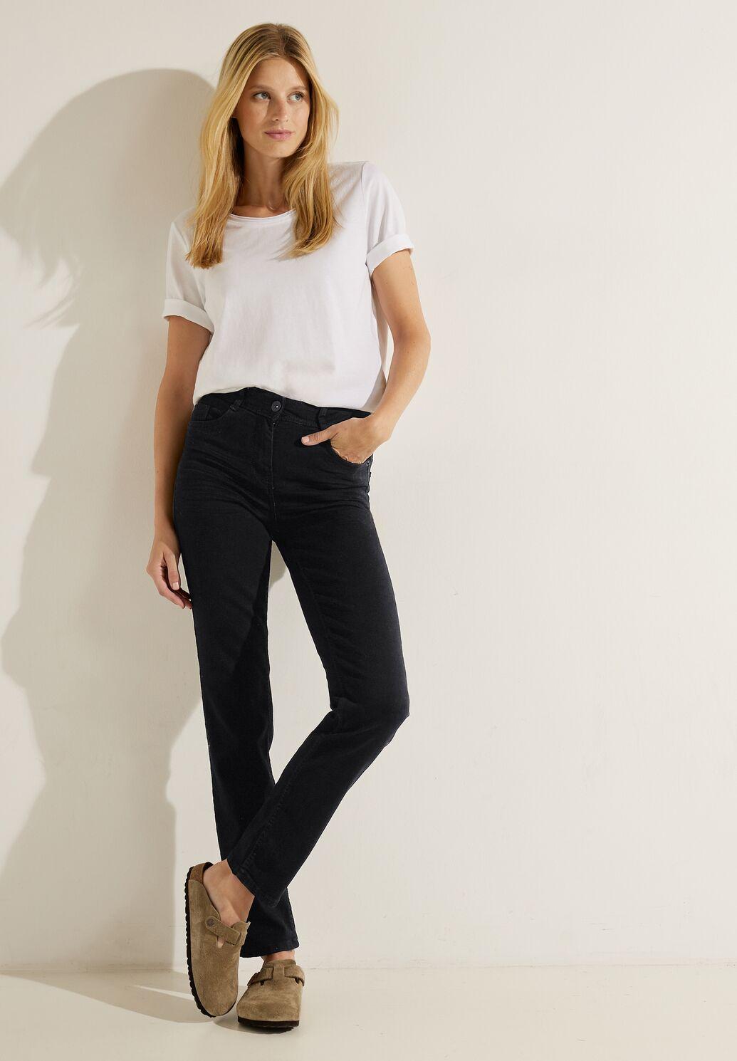 CECIL - Jeans Hose im Style TORONTO schwarz B376535-10001