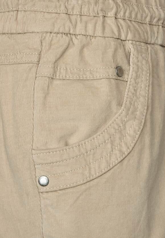 CECIL - Casual Fit Babycord Hose beige B376856-15256