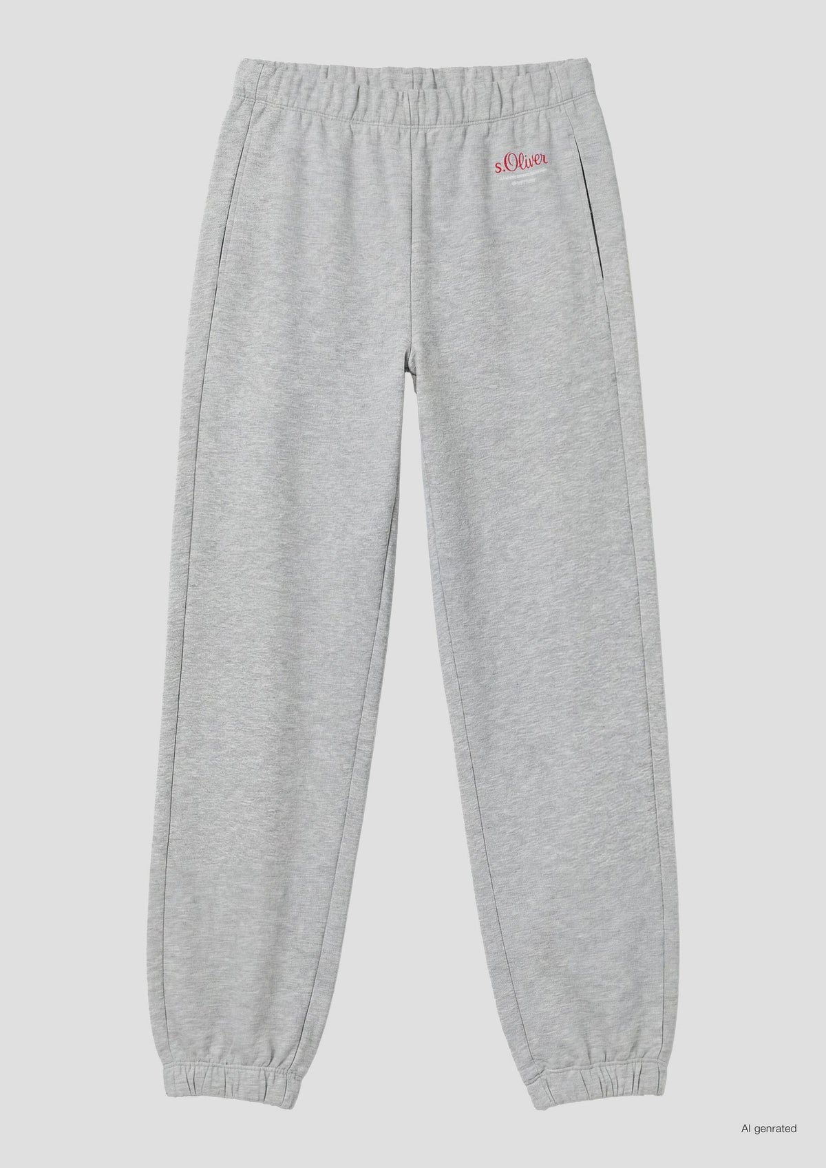 s.Oliver - Jogpants mit Logo - Farbe: Grau Meliert