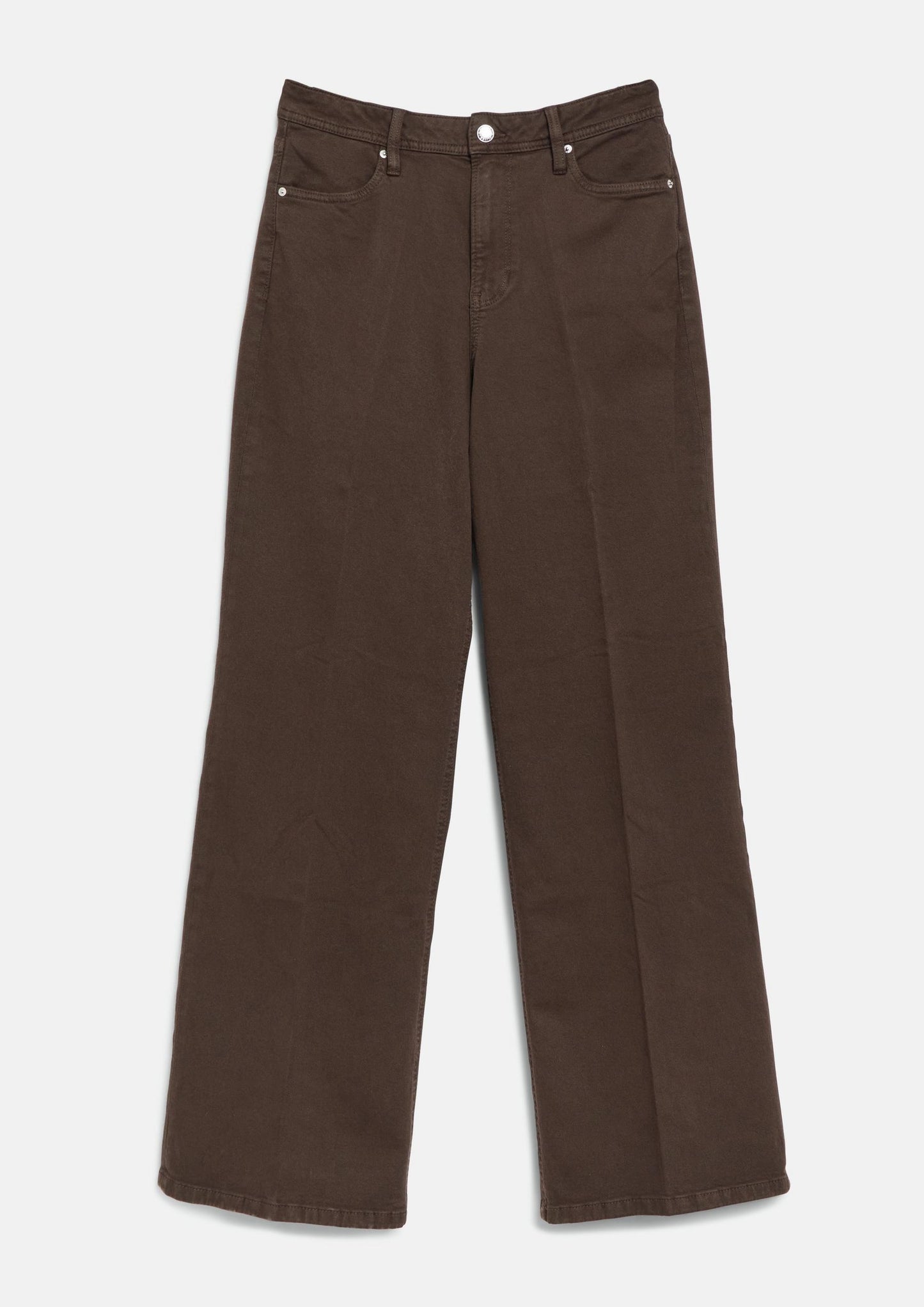 s.Oliver - Jeans Suri / High Rise / Wide Fit - Farbe: Dunkelbraun