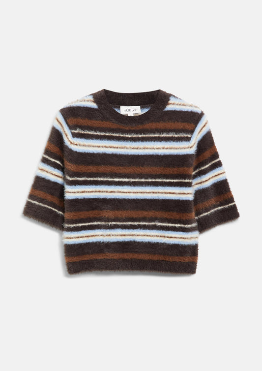 s.Oliver - Strickpullover - Farbe: Dunkelbraun
