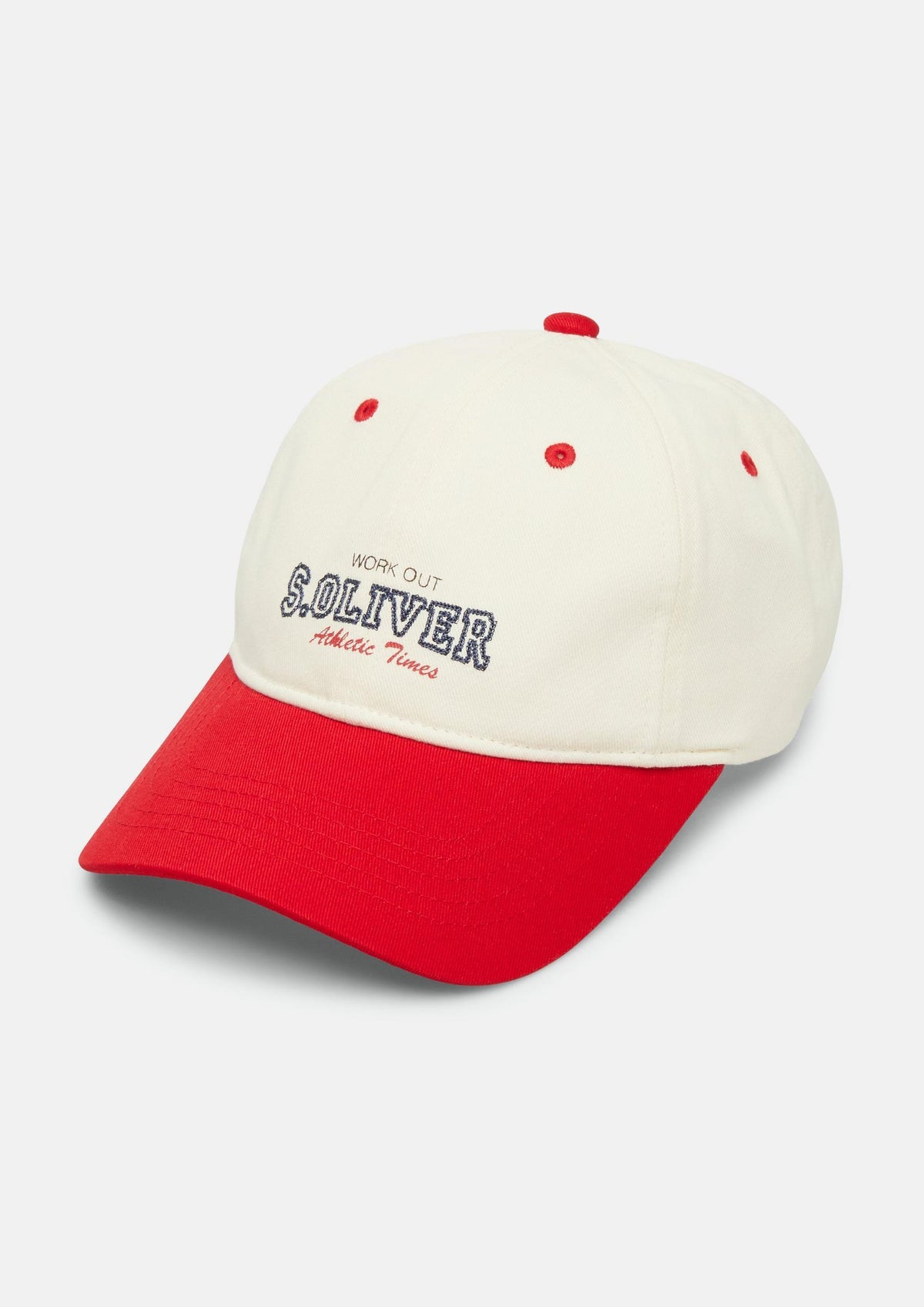 s.Oliver - Cap mit Logo-Detail - Farbe: Creme
