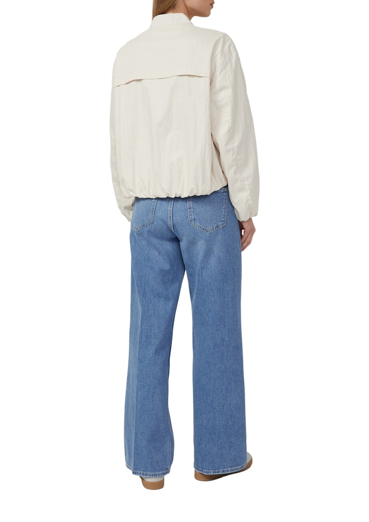 s.Oliver - Weicher Blouson in Strukturoptik - Farbe: Helles Beige