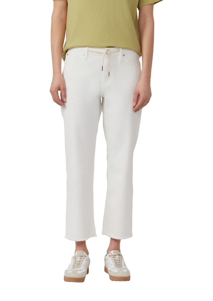 s.Oliver - Cropped Jeans Karolin / Regular Fit / Mid Rise / Straight Leg - Farbe: Weiss