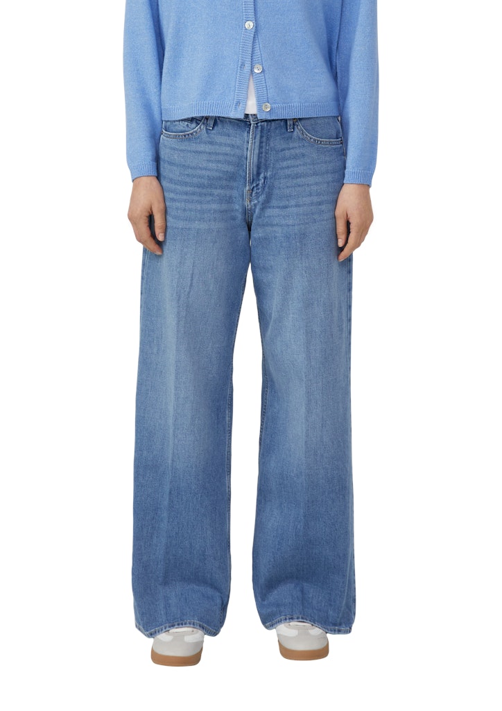 s.Oliver - Jeans Suri / Regular Fit / High Rise / Wide Leg - Farbe: Hellblau