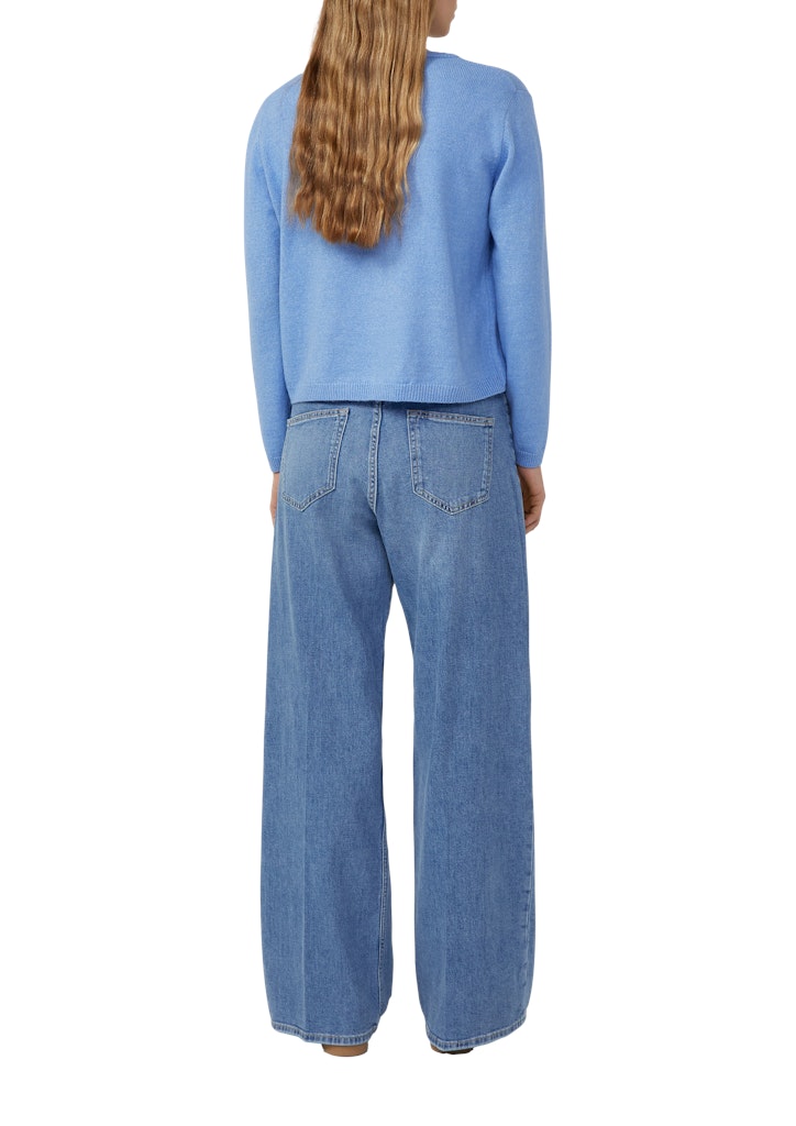 s.Oliver - Jeans Suri / Regular Fit / High Rise / Wide Leg - Farbe: Hellblau