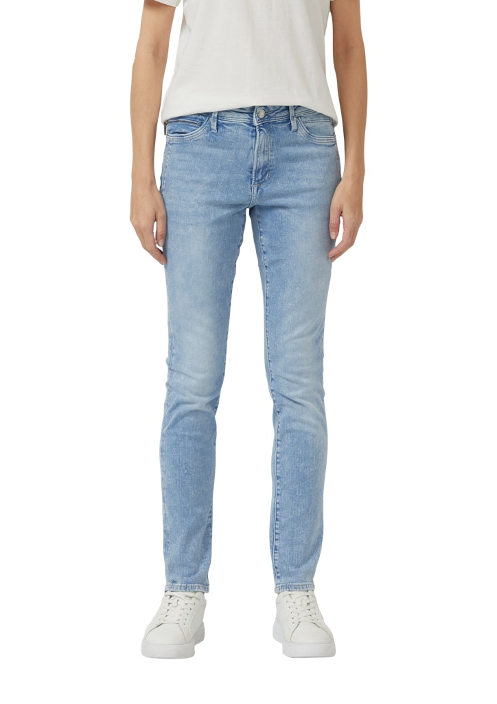 s.Oliver - Jeans Betsy / Slim Fit / Mid Rise / Slim Leg - Farbe: Blau