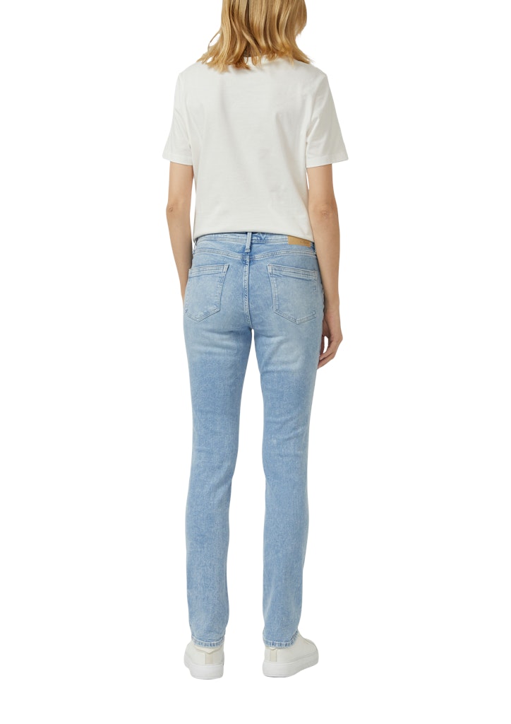 s.Oliver - Jeans Betsy / Slim Fit / Mid Rise / Slim Leg - Farbe: Blau
