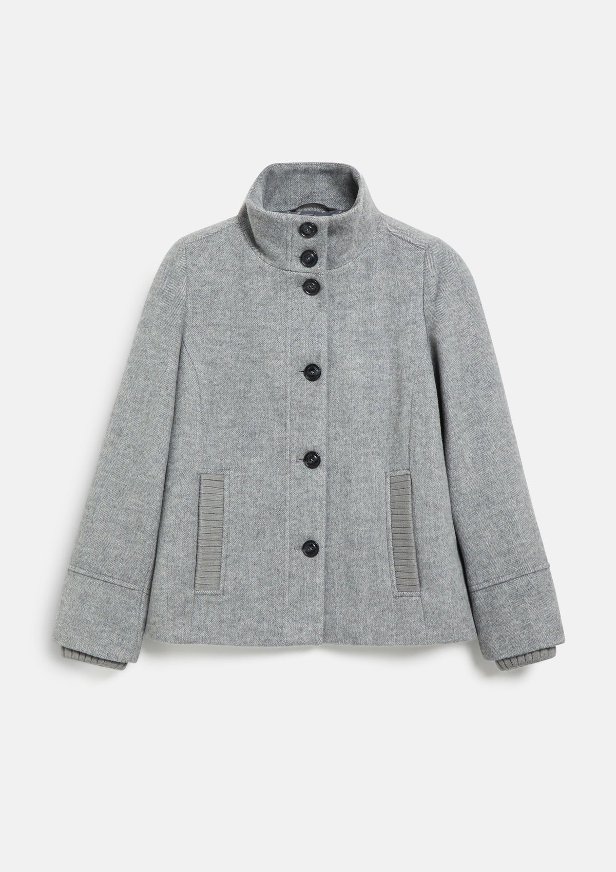s.Oliver - Wollmix-Jacke im Slim Fit - Farbe: Grau grau
